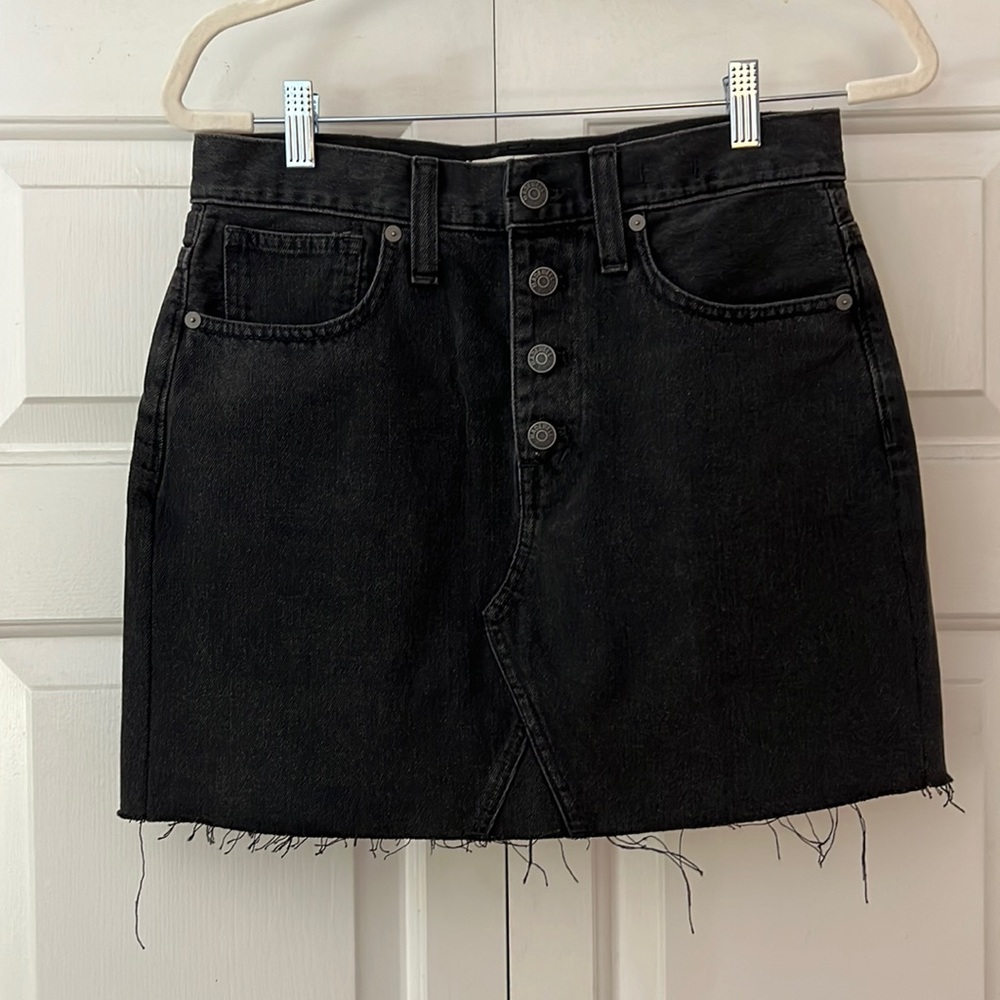 Madewell denim skirt